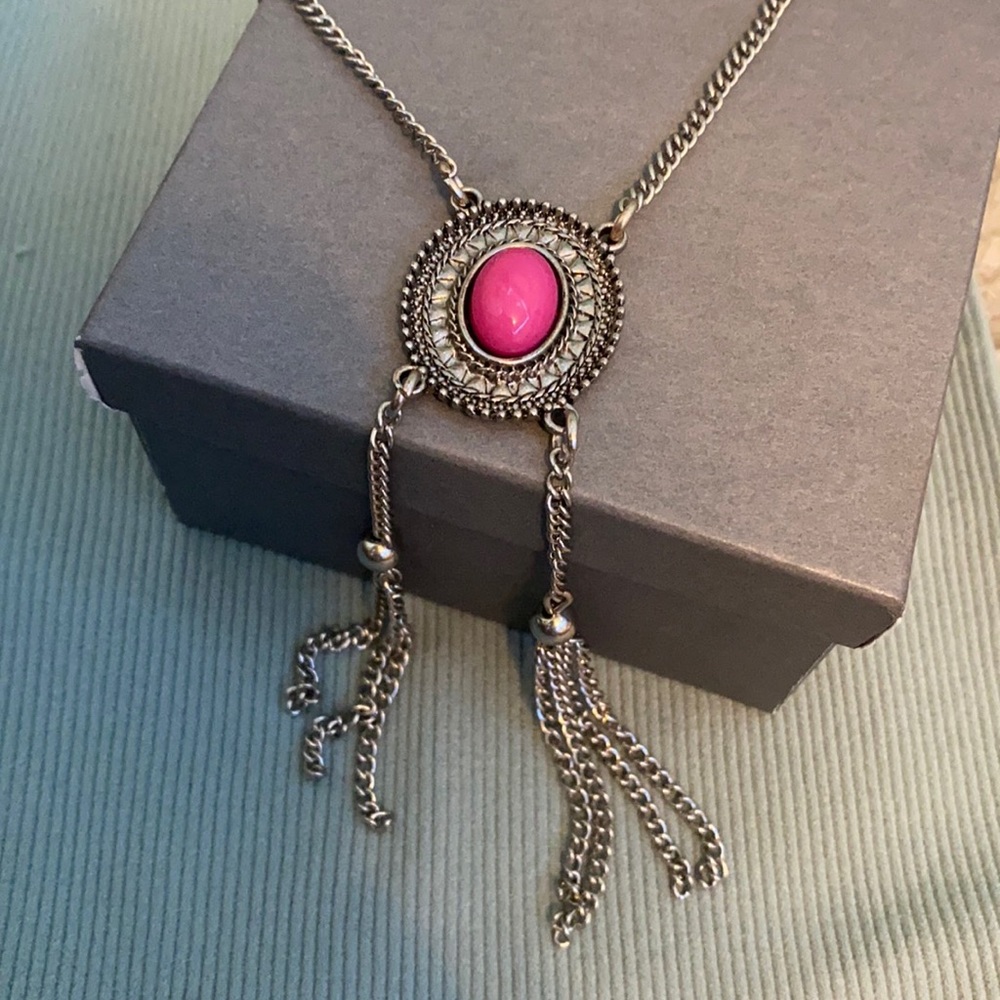 DOUBLE TASSEL NECKLACE